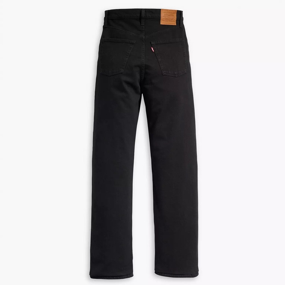 Levi's 501 Straight Black High Rise Jeans 26/28 ripped